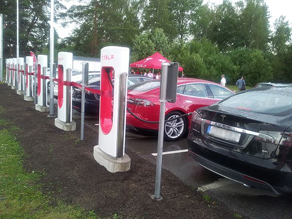 Tesla Supercharger in Europe